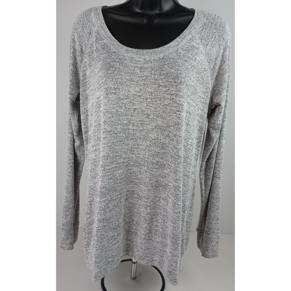 Maurices Womens M‎ Heather Gray Lightweight Long Sleeve Pullover Sweater